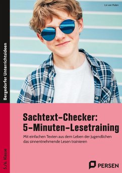Sachtext-Checker: 5-Minuten-Lesetraining - Halen, Liv van