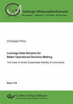 Cover Leverage Data Streams for Better Operational Decision-Making. The Case of Smart Sustainable Mobility Environments