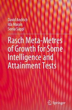 Rasch Meta-Metres of Growth for Some Intelligence and Attainment Tests - Andrich, David;Marais, Ida;Sappl, Sonia