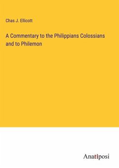 Cover A Commentary to the Philippians Colossians and to Philemon