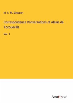 Cover Correspondence Conversations of Alexis de Tocoueville