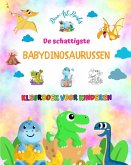 De schattigste babydinosaurussen - Kleurboek voor kinderen - Unieke en leuke prehistorische scènes