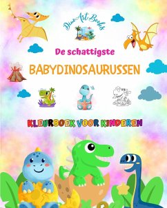 De schattigste babydinosaurussen - Kleurboek voor kinderen - Unieke en leuke prehistorische scènes - Books, Dinoart