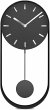 Mebus 12931 schwarz Quarz-Pendeluhr - Bild 1
