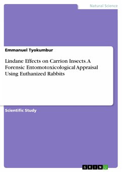 Lindane Effects on Carrion Insects. A Forensic Entomotoxicological Appraisal Using Euthanized Rabbits (eBook, PDF) - Tyokumbur, Emmanuel