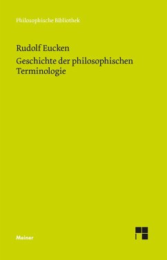 Geschichte der philosophischen Terminologie (eBook, PDF) - Eucken, Rudolf