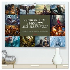 Zauberhafte Märchen aus aller Welt (hochwertiger Premium Wandkalender 2024 DIN A2 quer), Kunstdruck in Hochglanz - Meutzner, Dirk
