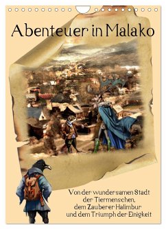 Abenteuer in Malako (Wandkalender 2024 DIN A4 hoch), CALVENDO Monatskalender - Feix, Ola
