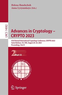 Cover Advances in Cryptology - CRYPTO 2023