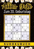 20 Geburtstag Geschenk   Alles Gute zum 20. Geburtstag - Sudoku