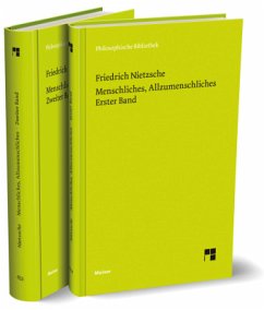 Menschliches, Allzumenschliches Bd. 1+2, m. 2 Buch - Nietzsche, Friedrich