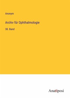 Archiv für Ophthalmologie - Anonym