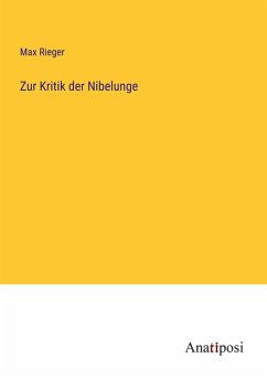 Cover Zur Kritik der Nibelunge