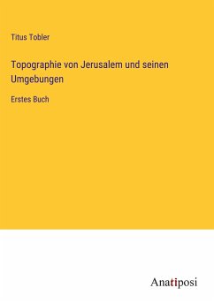 Topographie von Jerusalem und seinen Umgebungen - Tobler, Titus