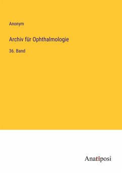 Cover Archiv für Ophthalmologie