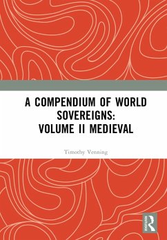 Cover A Compendium of Medieval World Sovereigns (eBook, ePUB)