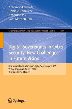 Cover Digital Sovereignty in Cyber Security: New Challenges in Future Vision (eBook, PDF)