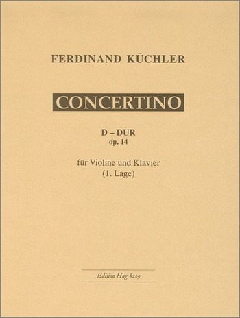 Concertino D-Dur op.14 für Violine und Klavier