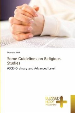 Some Guidelines on Religious Studies