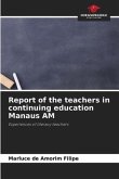 Report of the teachers in continuing education Manaus AM