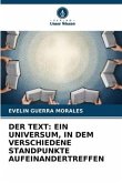 DER TEXT: EIN UNIVERSUM, IN DEM VERSCHIEDENE STANDPUNKTE AUFEINANDERTREFFEN