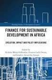 Finance for Sustainable Development in Africa (eBook, ePUB)