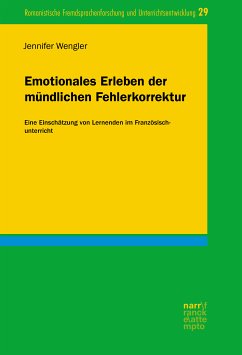 Emotionales Erleben der mündlichen Fehlerkorrektur (eBook, PDF) - Wengler, Jennifer