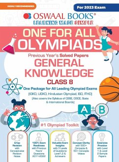 Oswaal One For All Olympiad Previous Years' Solved Papers, Class-8 General Knowledge Book (For 2023 Exam) - Oswaal Editorial Board