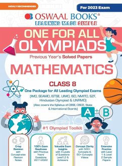 Oswaal One For All Olympiad Previous Years' Solved Papers, Class-8 Mathematics Book (For 2023 Exam) - Oswaal Editorial Board