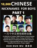 Learn Chinese Nicknames for Boys (Part 1) Learn Chinese Nicknames for Boys (Part 1)