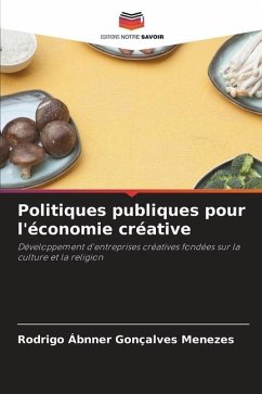 Politiques publiques pour l'économie créative - Menezes, Rodrigo Ábnner Gonçalves