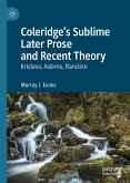Coleridge&quote;s Sublime Later Prose and Recent Theory (eBook, PDF)