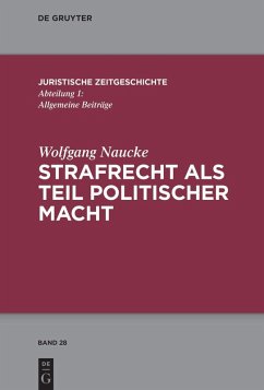 Cover Strafrecht als Teil politischer Macht (eBook, ePUB)