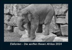 Elefanten - Die sanften Riesen Afrikas 2024 Fotokalender DIN A5 - Tobias Becker