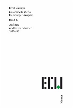 Aufsätze und kleine Schriften 1927–1931 (eBook, PDF) - Cassirer, Ernst