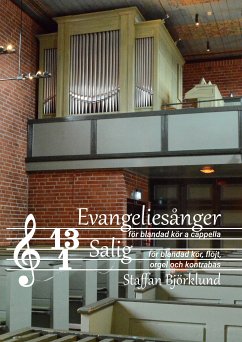 Tretton evangeliesånger för blandad kör a cappella och Salig för blandad kör, flöjt, orgel och kontrabas (eBook, ePUB) - Björklund, Staffan