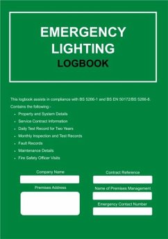 Cover Emergency Lighting Logbook