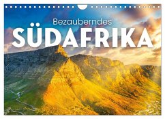 Bezauberndes Südafrika (Wandkalender 2024 DIN A4 quer), CALVENDO Monatskalender - Monkey, Happy