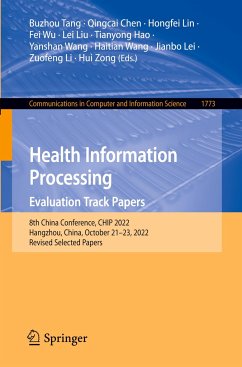 Health Information Processing. Evaluation Track Papers