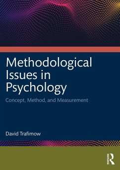 Methodological Issues in Psychology (eBook, ePUB) - Trafimow, David