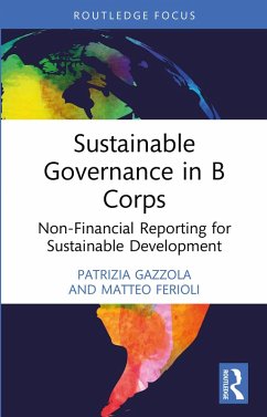 Sustainable Governance in B Corps (eBook, PDF) - Gazzola, Patrizia; Ferioli, Matteo