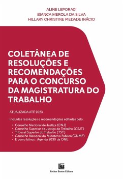 Cover Coletânea de Resoluções e Recomendações para o Concurso da Magistratura do Trabalho (eBook, ePUB)