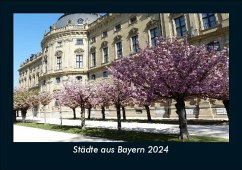Städte aus Bayern 2024 Fotokalender DIN A5 - Tobias Becker