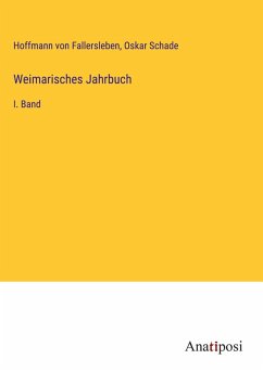 Cover Weimarisches Jahrbuch