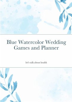 Blue Watercolor Wedding Games and Planner - Zweig Msw, Allison