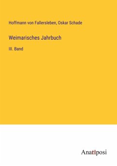 Cover Weimarisches Jahrbuch