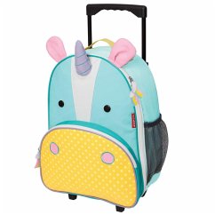 Skip Hop S212312 - Zoo Kinderkoffer Einhorn, Kindertrolley, Höhe 41 cm