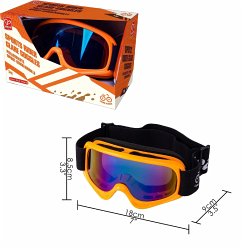 Hape E1200 - Sports Rider Glare Goggles, Polarisierte Kinder-Sport-Sonnenbrille, Cross-Racing-Schutzbrille, ab 3 Jahren, Love Play Learn