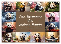 Die Abenteuer des kleinen Panda (Wandkalender 2024 DIN A4 quer), CALVENDO Monatskalender - Meutzner, Dirk