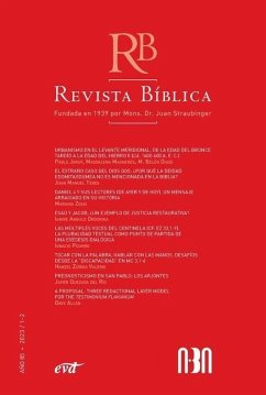 Revista Bíblica 2023/1-2 - Año 85 - Aba, Asociación Bíblica